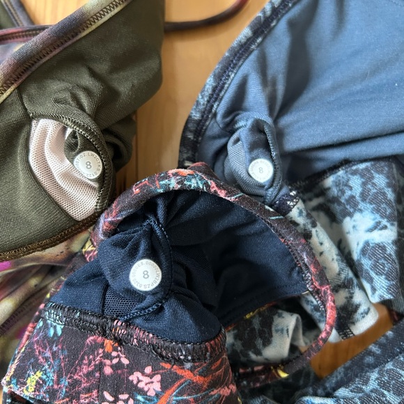 Set of Three Patterned Sports Bras - Picture 3 of 3